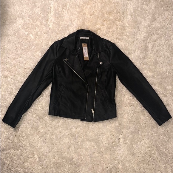 ASOS Jackets & Blazers - NWT! Black Noisy May Leather Jacket.